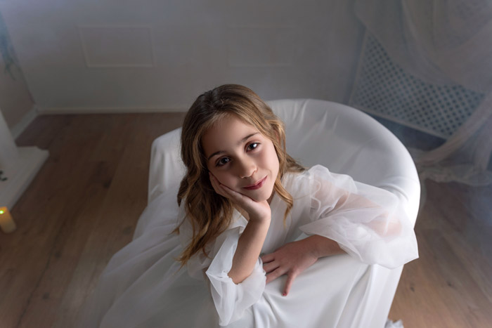 Sesión de fotos de comunión en Yuncos Illescas y la Sagra